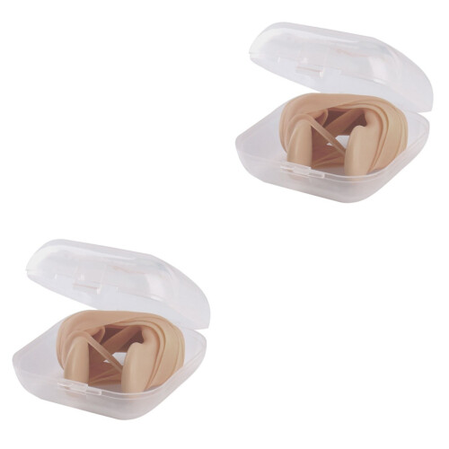 12Pièces Protections Silicone Beige Avec Confort Natation 2