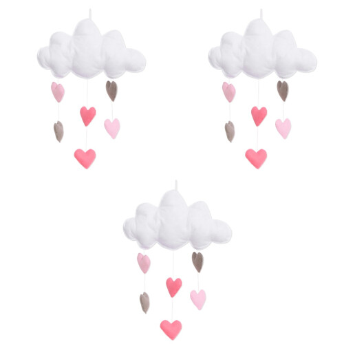 3Pièces Décor Nuage Suspendu Pour 2