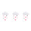 3Pièces Décor Nuage Suspendu Pour 4