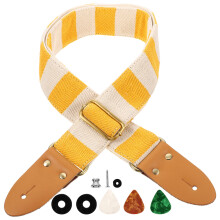 3Pièces Courroie Guitare Durable Et Ajustable