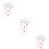 3Pièces Décor Nuage Suspendu Pour 9