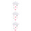 3Pièces Décor Nuage Suspendu Pour 8