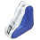 2Pcs Practical Blue Roller Skates Shoe Pouch PVC Carry Storage Bag 1