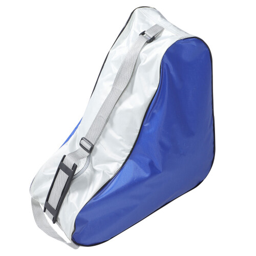 2Pcs Practical Blue Roller Skates Shoe Pouch PVC Carry Storage Bag