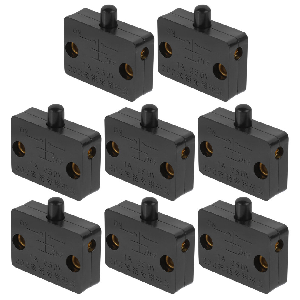 3Sets Black Door Activated Switch For Wardrobe Pantry Closet Lighting 3631237049240