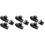 15Pcs Adhesive Fastener Black Hook and Loop Tape for Sofa 5