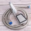 2Pcs Shower Head with Hose and Mount Silver No Maintenance Needed 7