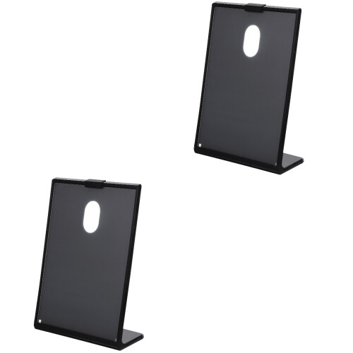 2 Pieces Menu Display Stand Holder Table Top Plastic Sign Holders 1