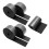 15Pcs Adhesive Fastener Black Hook and Loop Tape for Sofa 2