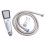 2Pcs Shower Head with Hose and Mount Silver No Maintenance Needed 1