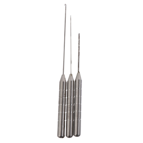 6Pcs Portable Silver Baiting Needles Fishing Needle Set