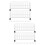 20Pcs White Mini Traffic Barricade Toys for Cognitive Development 6