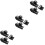 15Pcs Adhesive Fastener Black Hook and Loop Tape for Sofa 6
