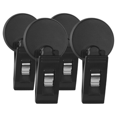 20Pcs Black Car Windshield Parking Permit Holder PVC Suction Cup Clamp