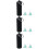 3Pièces Bouchons Pour Oreilles Anti-Bruit Souples Usage 5