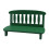 2Stk Holz Sofa Mini Modell Grün, Elegantes Deko Element 8