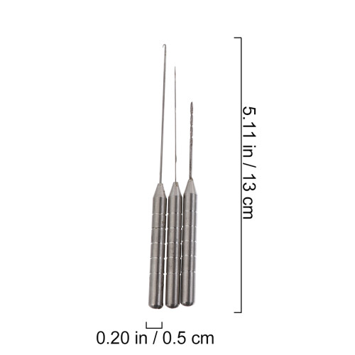 6Pcs Portable Silver Baiting Needles Fishing Needle Set 1