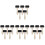 20Pcs Black Printmaking Glue Rollers Plastic Brayers for Ink and Paint 2