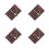 4Pcs PU Office Planner Brown A5 Journal 2026 Schedule Notebook 5