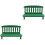 2Stk Holz Sofa Mini Modell Grün, Elegantes Deko Element 3