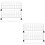 20Pcs White Mini Traffic Barricade Toys for Cognitive Development 5