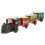 3Pcs Retro Wind-Up Train Toy Assorted Color Tabletop Kids Plaything 8