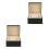 2 Pcs Single Watch Box Jewellery Box Container Case Pu Without Watch 4
