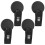 20Pcs Black Car Windshield Parking Permit Holder PVC Suction Cup Clamp 3