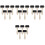 20Pcs Black Printmaking Glue Rollers Plastic Brayers for Ink and Paint 3