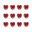 2 Pcs Valentine'S Day Heart Table Decorations Valentine'S Ornaments 1