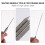 6Pcs Portable Silver Baiting Needles Fishing Needle Set 9