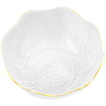 2 Pcs Dessert Glass Ice Cream Bowl Pasta Serving Dish Clear Salad