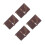 4Pcs PU Office Planner Brown A5 Journal 2026 Schedule Notebook 3
