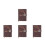 4Pcs PU Office Planner Brown A5 Journal 2026 Schedule Notebook 7