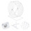 2Pièces Roue Hamster Silencieuse Pour Petits Animaux 8