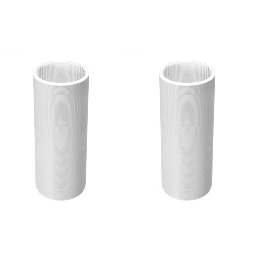 2Pièces Conduit D'évacuation Flexible 13Cm Pour Climatiseur 1