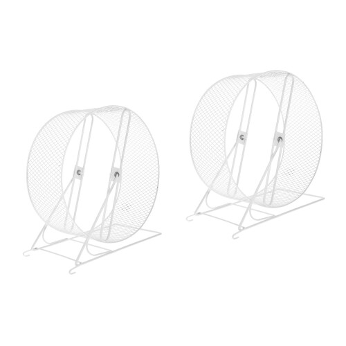 2Pièces Roue Hamster Silencieuse Pour Petits Animaux 2