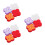 12Pcs Assorted Color Car Door Handle Protector PVC Paint Guard Decals 7