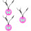 3Pcs Necklace Safe Durable Silicone Toy 7