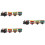 3Pcs Retro Wind-Up Train Toy Assorted Color Tabletop Kids Plaything 7