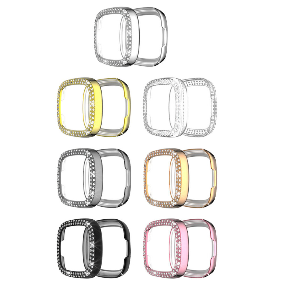 21Pc Smartwatch Tpu Watch Case Rhinestone Inlaid Cover For 3 3623915576025