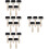 20Pcs Black Printmaking Glue Rollers Plastic Brayers for Ink and Paint 6