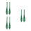 6Pcs Green PP Lid Lifter Bubble Remover Tool for Canning Kit 7