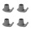4Pcs Walker Glide Caps Grey Easy Install Stabilizing Walker Parts 7