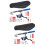 2Sets Durable Fishing Pole Set with Simple Design Assorted Color 7