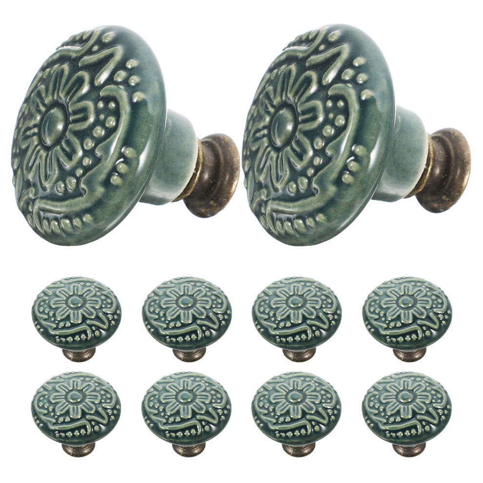 30Pcs Simple Design Ceramic Knobs For Kitchen Cupboards And Drawers 3624153532996