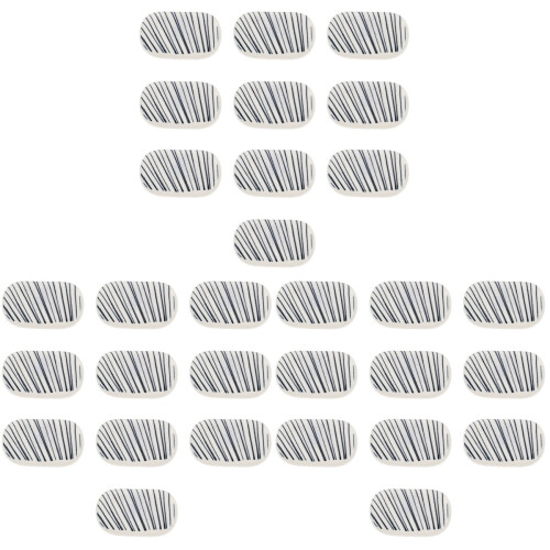 30Pcs Ceramic Chopsticks Holders Blue Spoon and Fork Racks 1