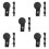20Pcs Black Car Windshield Parking Permit Holder PVC Suction Cup Clamp 8