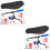 2Sets Durable Fishing Pole Set with Simple Design Assorted Color 6