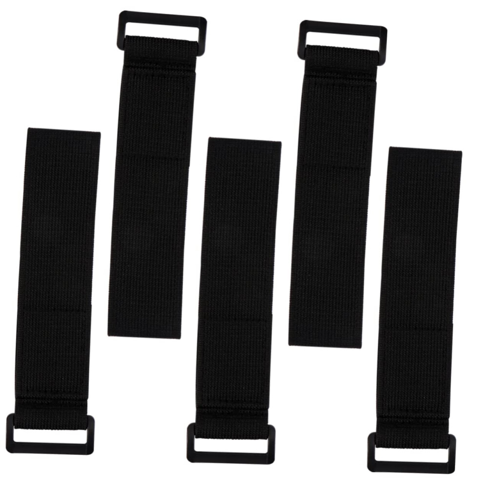 Caxusd 5Pcs Cable Management Straps Hook And Loop Fastening Ties Reusable Nylon For Home Office Travel 9099447341112